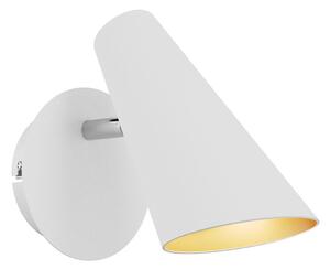 Lampă de perete Lucande, Wibke, reglabil, Alb, Camera de zi, Metal, Scandinavă