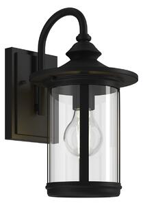 Lămpi de exterior Lindby, Zayn, reglabil, Negru, Balcon, Metal, Antichitate