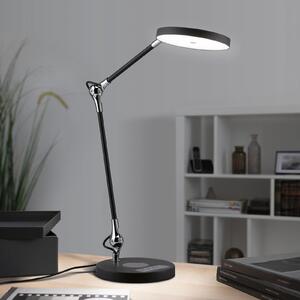 Paulmann Lampa de birou LED Numis, negru, dimabil, CCT, reglabil, Negru, Studiu / Birou, Aluminiu, Modern