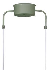 Globen Lighting Lampă suspendată CURVE 3, verde, 3 becuri, 95 cm, reglabil, Verde, Camera de zi / sufragerie, Metal, Vintage