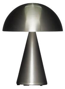 Hübsch Lampa de masă cu LED-uri HÜBSCH Mush, nichel, IP44, dimabil, reglabil, Metalic, Camera de zi / sufragerie, Metal, Design
