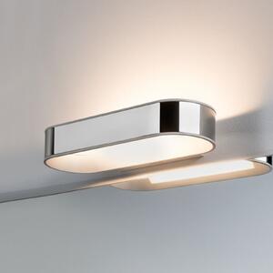 Paulmann Aplică de perete LED Agena, crom 31 cm IP44 dimabil, reglabil, Metalic, Baie, Aluminiu, Modern