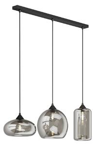 Lustră Pendul Lindby, Marla, reglabil, Gri, Camera de zi, Metal, Modern