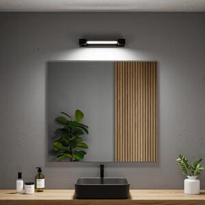 Paulmann Aplică de perete LED Lucille, negru, 40 cm IP44 dimabil, reglabil, Negru, Baie, Metal, Modern