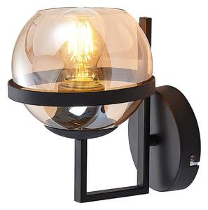 Lampă de perete Lindby, Marinka, reglabil, Negru, Camera de zi, Metal, Modern