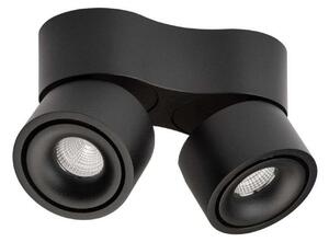 Plafoniere ANTIDARK, reglabil, Negru, Camera de zi, Aluminiu