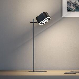 Paulmann Lampa de masă cu baterie LED Varia, negru, 37 cm dimabil CCT, reglabil, Negru, Camera de zi / sufragerie, Plastic, Modern