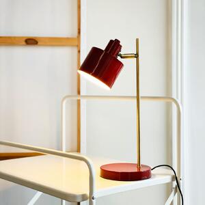 Dyberg Larsen Lampa de masă Ocean, roșu închis, înălțime 43 cm, Roșu, Camera de zi / sufragerie, Metal, Design