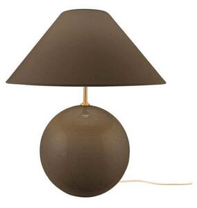 Globen Lighting Lampă de masă IRIS, maro, înălțime 39 cm, Maro / Rugină, Camera de zi / sufragerie, Sticlă, Vintage