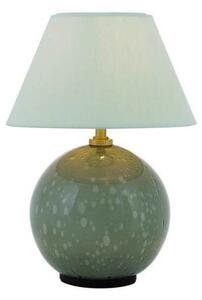 Globen Lighting Lampă de masă cu baterie IRIS, verde, înălțime 23 cm, reglabil, Verde, Camera de zi / sufragerie, Sticlă, Vintage