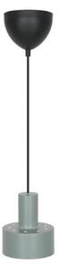 Nordlux Lampă suspendată Matis, verde praf, Ø 13 cm, metal, reglabil, Verde, Camera de zi / sufragerie, Metal, Scandinavă