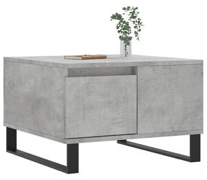 Măsuță de cafea, gri beton, 55x55x36,5 cm, lemn prelucrat