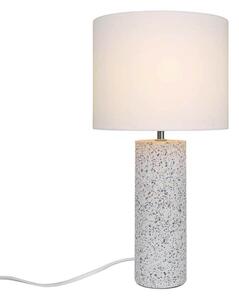 Nordlux Lampa de masă Antiga, albă, înălțime 50 cm, țesătură/piatră, Alb, Camera de zi / sufragerie, Țesătură / Textil, Scandinavă
