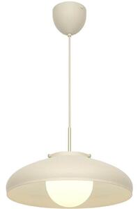 DFTP by Nordlux Lampă suspendată Latif, culoare bej, Ø 40 cm, alamă, reglabil, Bej, Camera de zi / sufragerie, Alamă, Scandinavă