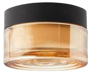 LOOM DESIGN plafonieră LED Otto Wave, chihlimbar, IP65, reglabil, Portocaliu, Sticlă, Modern