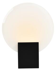 Lampă de perete Nordlux, Hester, reglabil, Negru, Baie, Plastic, Modern