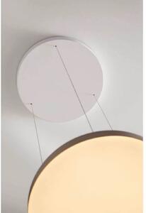 LOOM DESIGN lampă suspendată LED Avela, gri, aluminiu, Ø 36 cm, reglabil, Bej, Camera de zi / sufragerie, Aluminiu, Modern