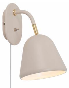 Lampă de perete Nordlux, Fleur, Bej, Camera de zi, Metal, Modern