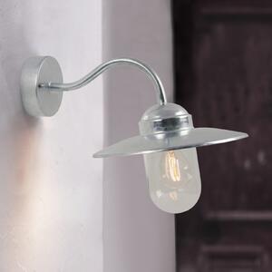 Nordlux Aplică de exterior Luxembourg zincată la cald IP54, Gri, Metal