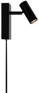 Lampă de perete Nordlux, reglabil, Negru, Camera de zi, Metal