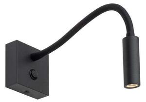 Lampă de perete ANTIDARK, Negru, Camera de zi, Aluminiu
