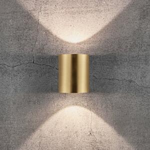 Nordlux Lampă LED pentru exterior Canto 2, 10 cm, alamă, Auriu / Alamă, Metal, Modern