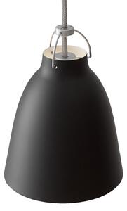 Lustră Pendul FRITZ HANSEN, Caravaggio P1, reglabil, Negru, Camera de zi, Metal, Design