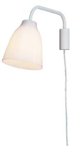 Lampă de perete FRITZ HANSEN, Caravaggio, reglabil, Alb, Camera de zi, Metal, Design