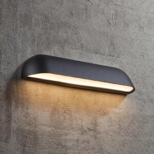 Nordlux Aplică LED de exterior Front 36, negru, Negru, Metal, Modern