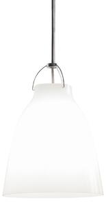 Lustră Pendul FRITZ HANSEN, Caravaggio P2, reglabil, Alb, Camera de zi, Sticlă, Design