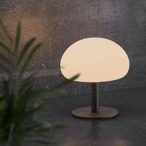Nordlux Lampă de masă LED Songe table, acumulator, 21,5 cm, reglabil, Alb, Metal, Modern