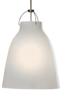 Lustră Pendul FRITZ HANSEN, Caravaggio P3, reglabil, Alb, Camera de zi, Sticlă, Design