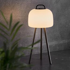 Nordlux Lampă de masă LED Kettle Tripod metalic, abajur 22cm, reglabil, Negru, Metal, Design, Umbră de masă