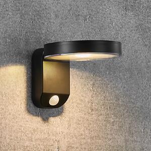 Nordlux Aplică de perete solară cu LED Rica Round, rotundă, Negru, Plastic, Modern, Lumini solare