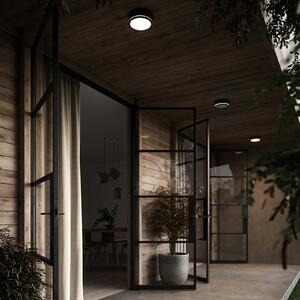 Nordlux Aplică LED de exterior Ava Smart, negru, reglabil, Negru, Baie, Metal