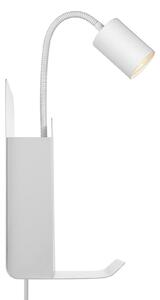 Lampă de perete Nordlux, Roomi, Alb, dormitor, Metal, Modern