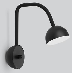 Northern Blush aplică de perete LED negru, reglabil, Negru, Camera de zi / sufragerie, Metal, Design