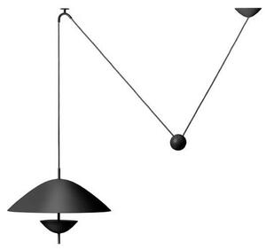Lustră Pendul ferm LIVING, Lod, reglabil, Negru, Camera de zi, Metal, Design