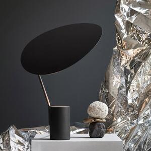 Northern Ombre lampă de masă negru, Negru, Camera de zi / sufragerie, Metal, Design