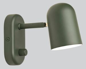 Northern aplică perete Buddy wall verde închis, reglabil, Verde, Camera de zi / sufragerie, Metal, Scandinavă