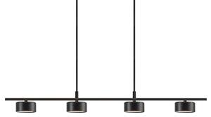 Lustră Pendul Nordlux, Clyde, reglabil, Negru, Bucătărie, Metal, Modern