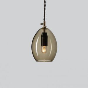 Northern Unika lampă suspendată gri fumuriu, small, reglabil, Gri, Camera de zi / sufragerie, Sticlă, Design