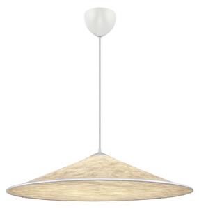 Lustră Pendul DFTP by Nordlux, Hill, reglabil, Alb, Camera de zi, Țesătură / Textil