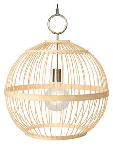 Lustră Pendul Halo Design, Bej, Sala de mese, Lemn