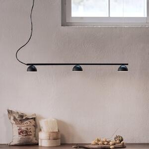 Northern Blush lampă susp. LED, 3 becuri, negru, reglabil, Negru, Camera de zi / sufragerie, Metal, Design