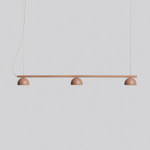 Northern Blush lampă susp. LED, 3 becuri, bej, reglabil, Camera de zi / sufragerie, Metal, Design