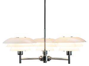 Candelabre Dyberg Larsen, DL20, reglabil, Metalic, Camera de zi, Metal, Design