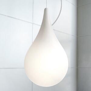 Next LIQUID LIGHT lampă suspendată DROP-2 L în formă de picătură, 36 cm, reglabil, Alb, Camera de zi / sufragerie, Plastic, Design