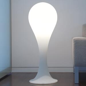 Next LIQUID LIGHT lampadar de designer DROP-4 L în formă picătură, reglabil, Alb, Camera de zi / sufragerie, Plastic, Design