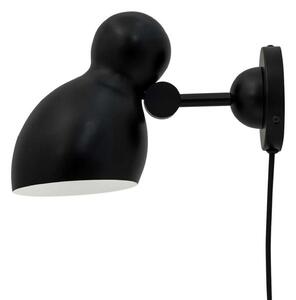 Lampă de perete Dyberg Larsen, Ludo, Negru, Camera de zi, Metal, Scandinavă